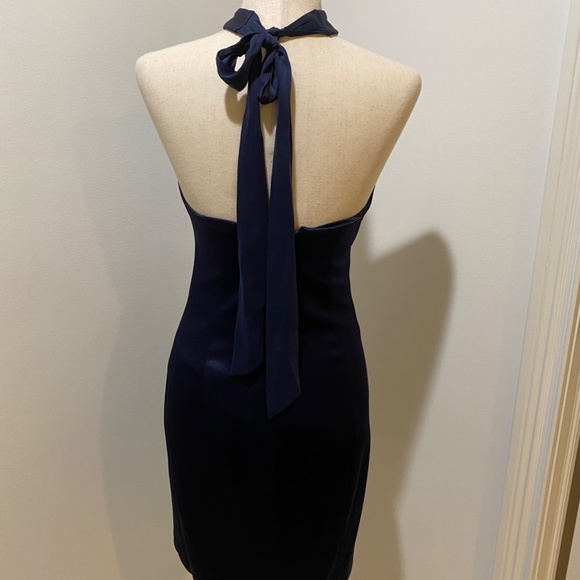 Alice + Olivia Regina Dress Dark Blue - Picture 3 of 3